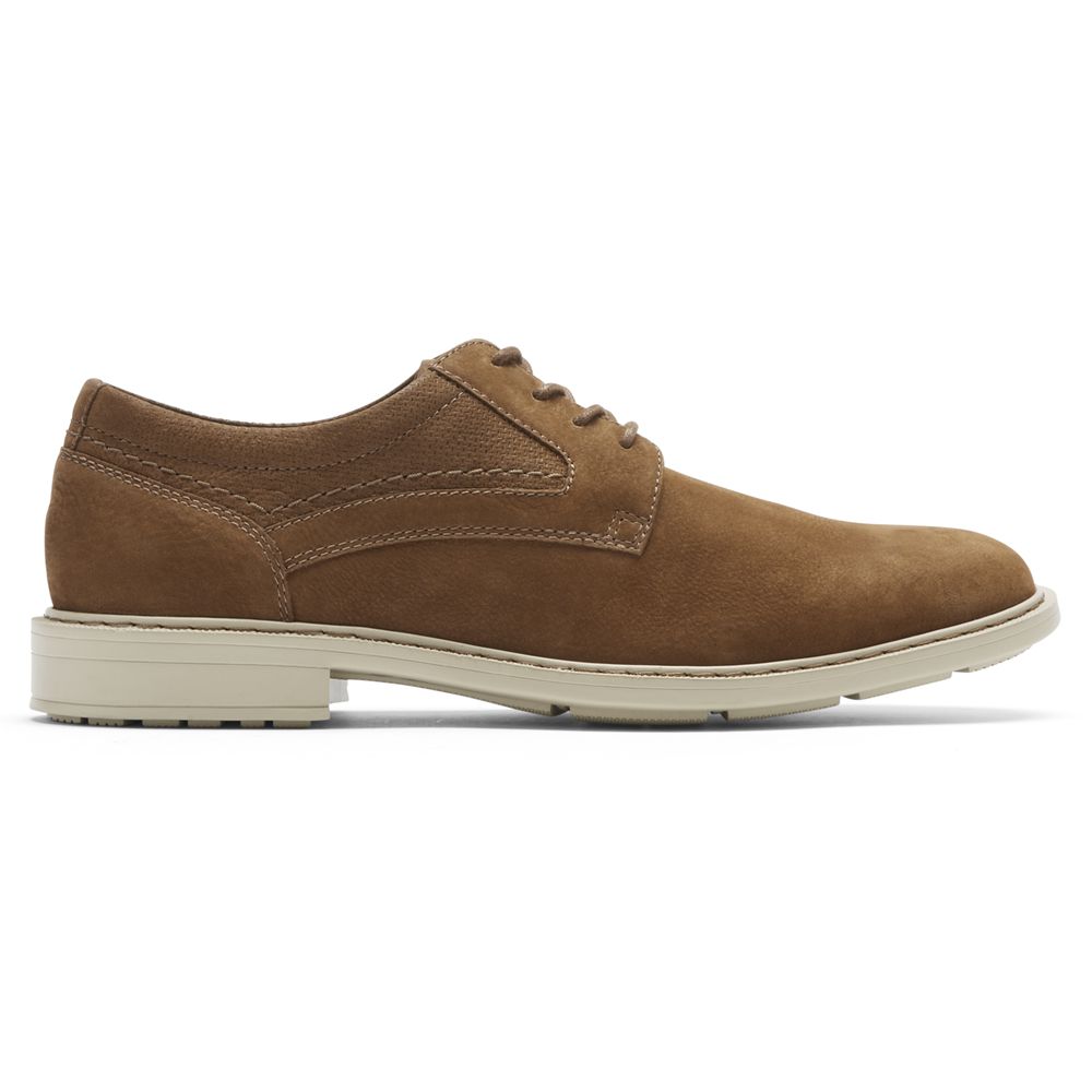 Pantofi Oxford Barbati Rockport Tanner Plain Toe Maro - Romania 4961-LJZIO